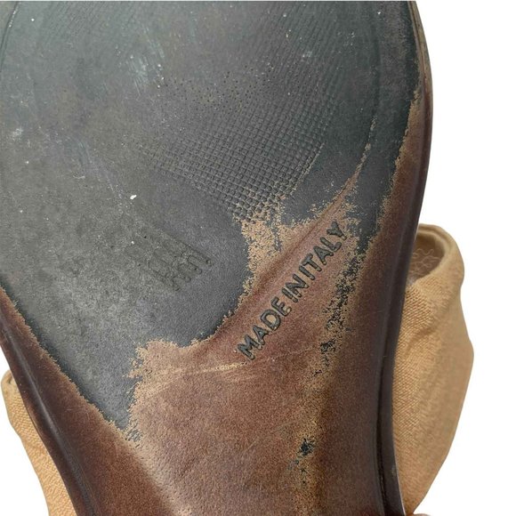 Summer Flat Slippers Sandals Low heels Size 6 with Cute Sunflower, Made in Italy - Picture 6 of 6